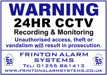 Frinton alarm systems Ltd - CCTV systems